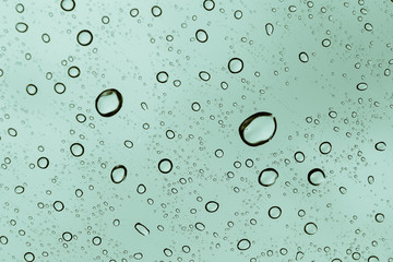 Raindrop with color filter