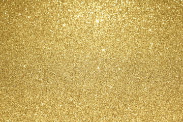 Poster - Gold glitter christmas background