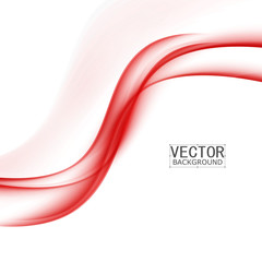 Wall Mural - Red background curve. 