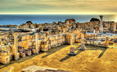 Wall Mural - Ruins of Kourion, an ancient Greek city in Cyprus