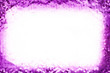 Christmas sparkling violet background with white space on the middle