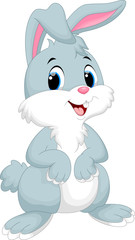 Wall Mural - cute rabbit cartoon