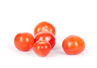 tomatoes isolated on white