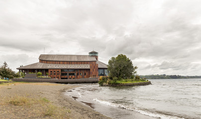 FRUTILLAR-NOV 16, 2015: a city and commune located in southern Chile.