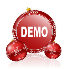 Poster - demo christmas icon