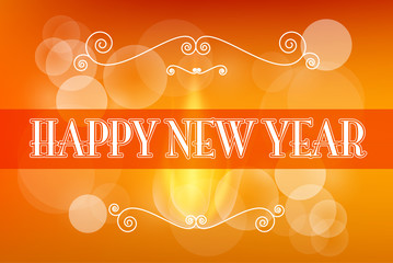 Poster - Happy New Year Vector Illustration