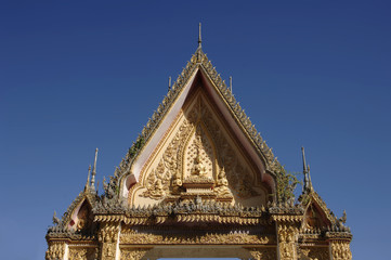 Buddhistische Tempel und Buddhastatuen in Thailand