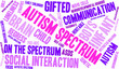 Autism Spectrum Word Cloud