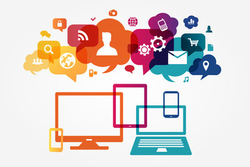 Wall Mural - communication