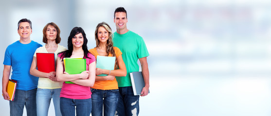 Canvas Print - Group of student.