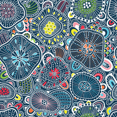 Aufkleber - Abstract colorful seamless pattern