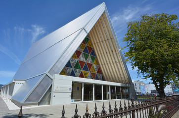 Wall Mural - Cardboard Cathedral Christchurch - New Zealand