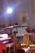 © rubchikova - Percussion instruments in a chamber hall. Drums. Marimba. Bass. Jazz. intimate lighting