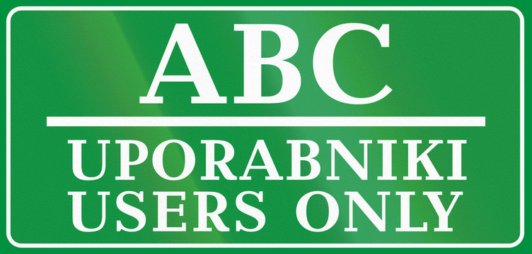 Toll lane reserved for ABC collection system in Slovenia