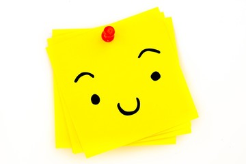 Poster - Composite image of smiling face
