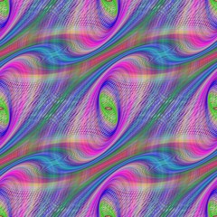 Poster - seamless abstract colorful ellipse pattern background