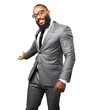 © asierromero - business black man welcome gesture