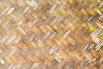 Wall Mural - Background of woven bamboo wall