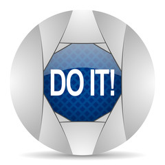 Aufkleber - do it icon