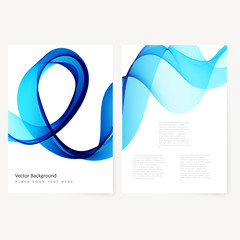 Wall Mural - abstract template color flyer