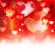  Valentine background illustration.Heart shape holiday wallpaper.