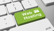 Web hosting text on keyboard button