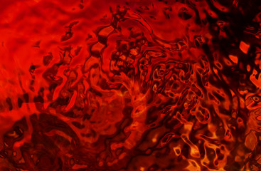 Poster - Abstract ardent background and red water structure