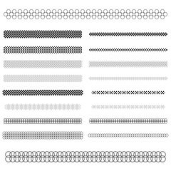 Poster - Graphic design elements - page divider line set