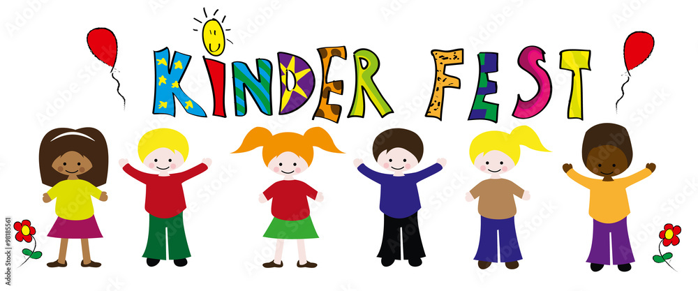 Stock-Vektorgrafik „Kinderfest Vektor“ | Adobe Stock