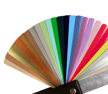 Multicolored Venetian Blinds Color Chart- Instrument For Designe