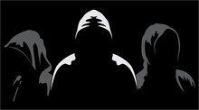 Silhouettes Of Three Anonymous