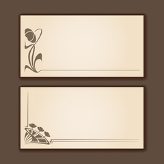 Wall Mural - Vector set of vintage labels.