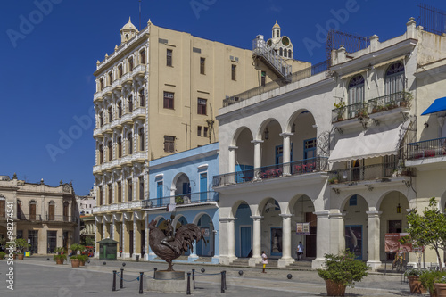 Naklejka dekoracyjna Plaza Vieja Havanna