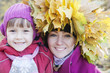 © lozochka - Mother and children in autumn