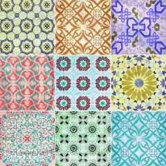 Naklejka na meble Decorative brown sand stone tile background