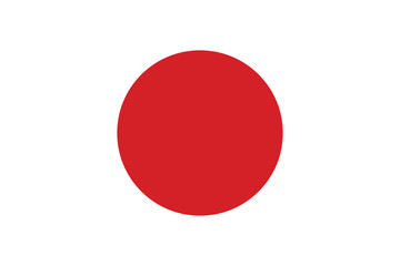 vector of japanese flag.