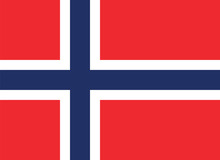 Vector of Norwegian flag.