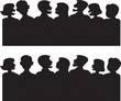 Silhouette of adult audience