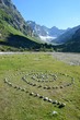 Mysterious spiral in the mountains