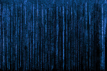 Canvas Print - Blue matrix background