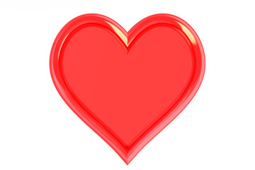 Poster - red heart