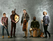 © Africa Studio - Musical band on grey wall background
