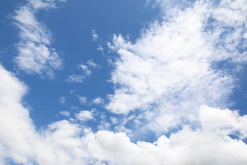 Blue sky and white clouds