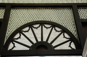 Wall Mural - Architectural detail at Tinggi Mosque or Banjar Mosque