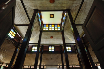 Wall Mural - Interior of Tinggi Mosque or Banjar Mosque