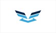 abstract wings company logo