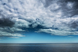 Fototapeta Morze - Clouds over Baltic sea.