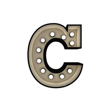Text vintage style render image for your art work