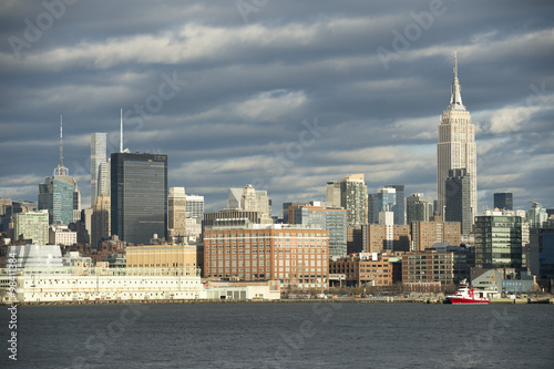 Scenic Landscape View Of The Midtown Manhattan Skyline New York Scenic Landscape View Of The Midtown Manhattan Skyline New York City From Hudson River On Jersey Side