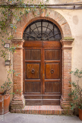 Nowoczesny obraz na płótnie Old Doors